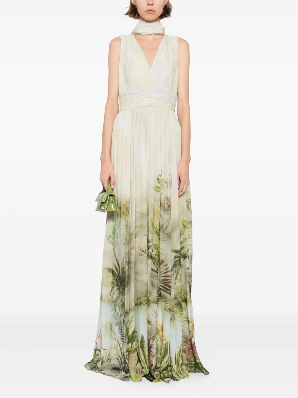 Elie Saab printed chiffon long dress | Evening Dresses | Image 2