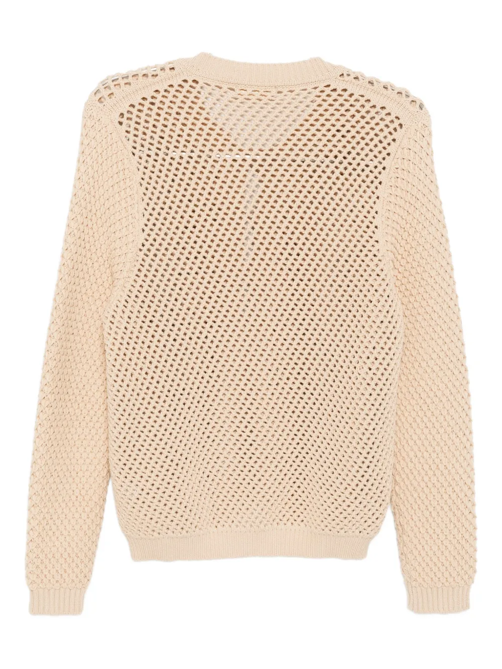 Elie Saab Gehaakt vest Beige