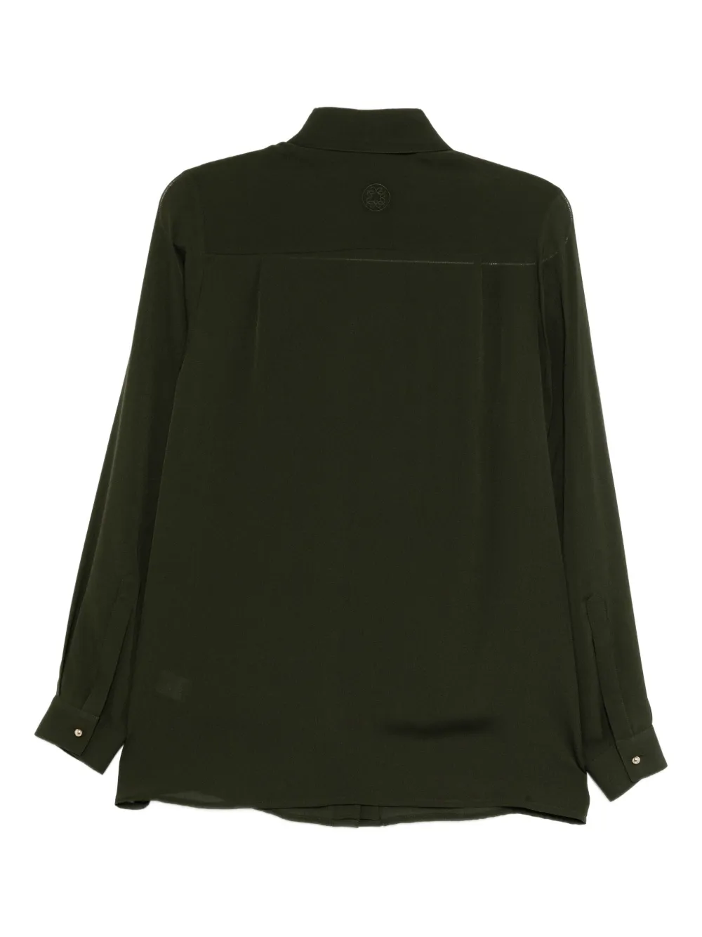 Elie Saab silk shirt Groen