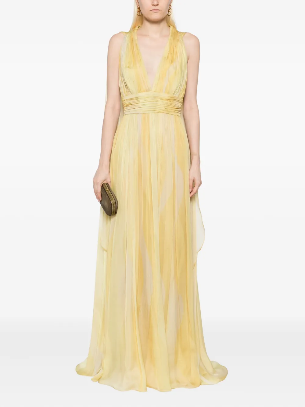 Elie Saab printed dress Geel