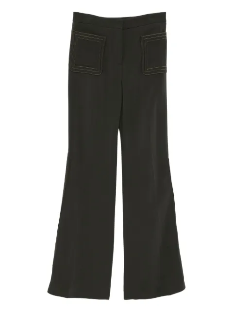Elie Saab embroidered cady pants
