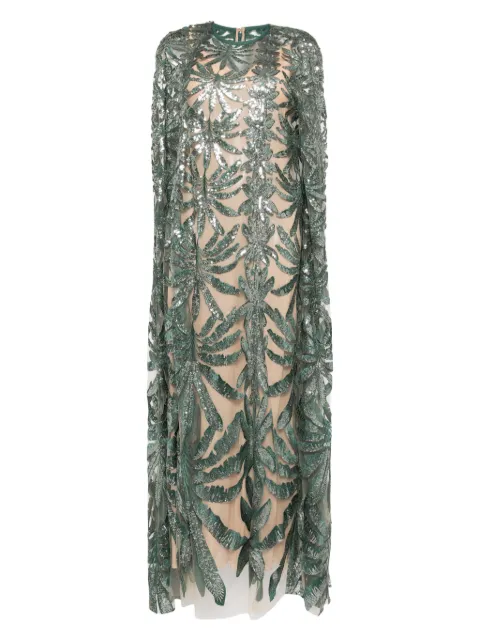 Elie Saab embroidered tulle kaftan