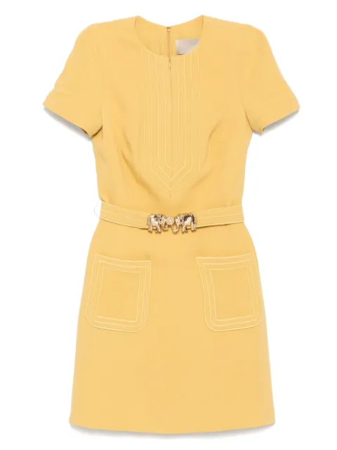 Elie Saab elephant-buckle short dress