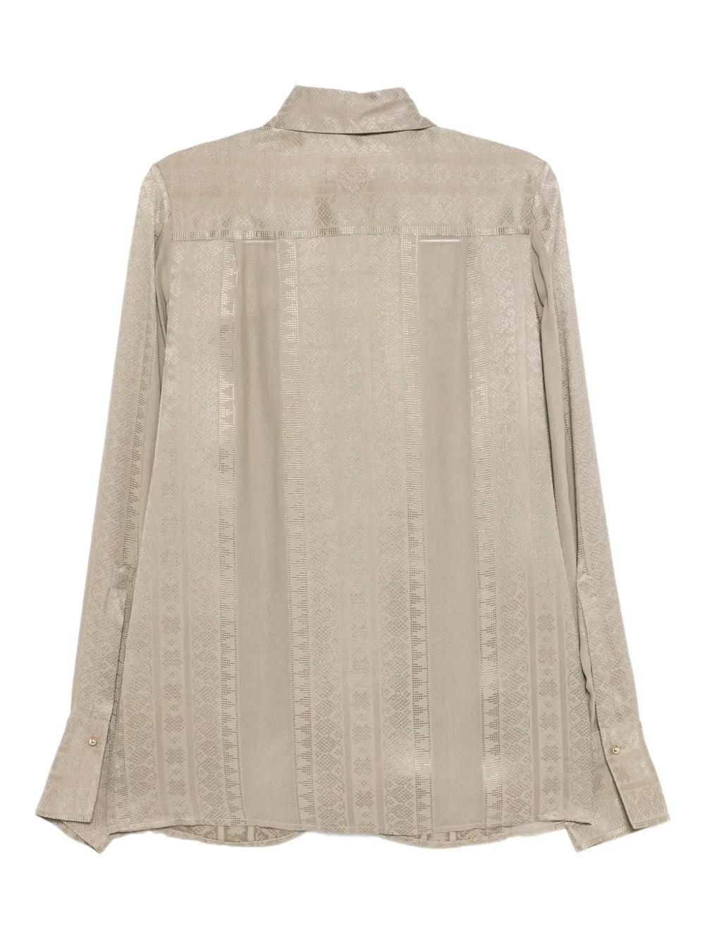 Elie Saab Overhemd met jacquard Grijs