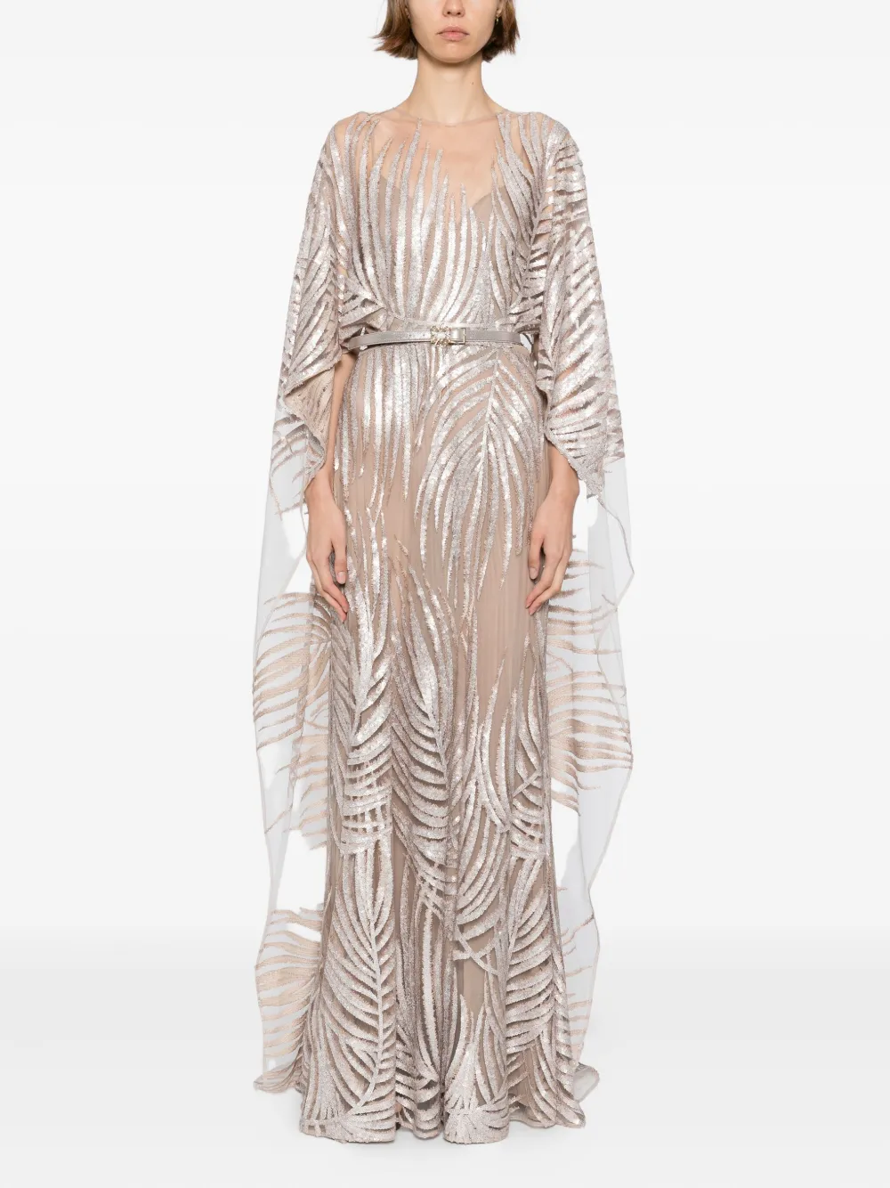 Elie Saab embroidered tulle long dress | Evening Dresses | Image 2