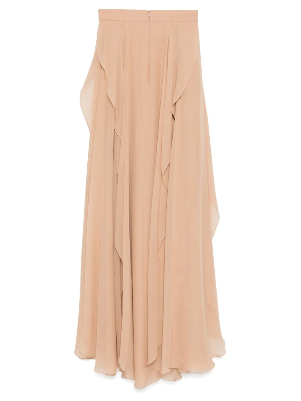 Elie Saab Asymmetrische zijden maxi-rok - Roze