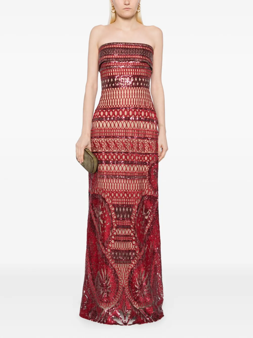 Elie Saab embroidered long dress | Evening Dresses | Image 2