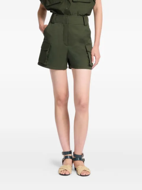 Elie Saab Gabardine cargo-pocket tailored shorts