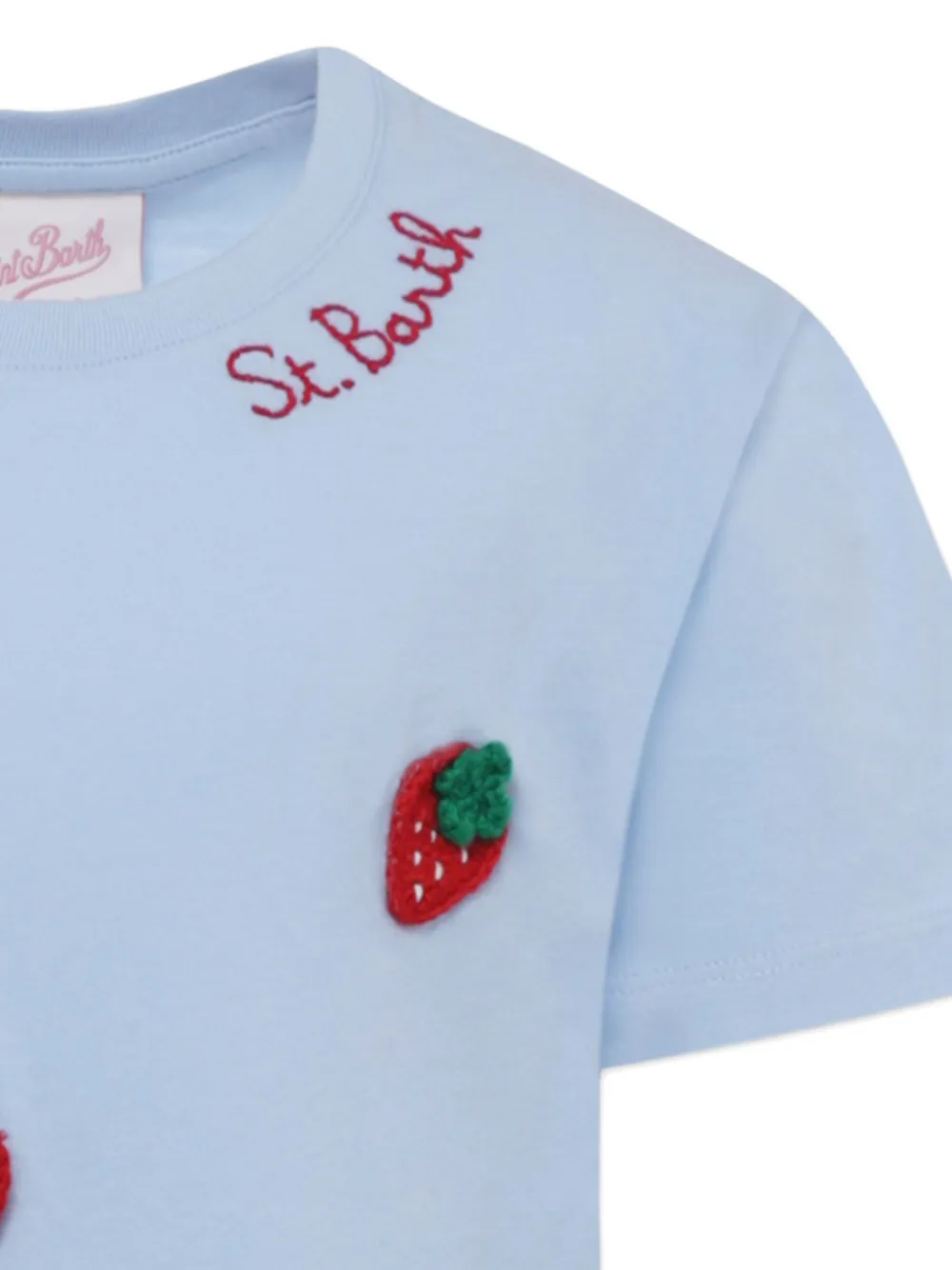 MC2 Saint Barth Kids Katoenen jurk Blauw
