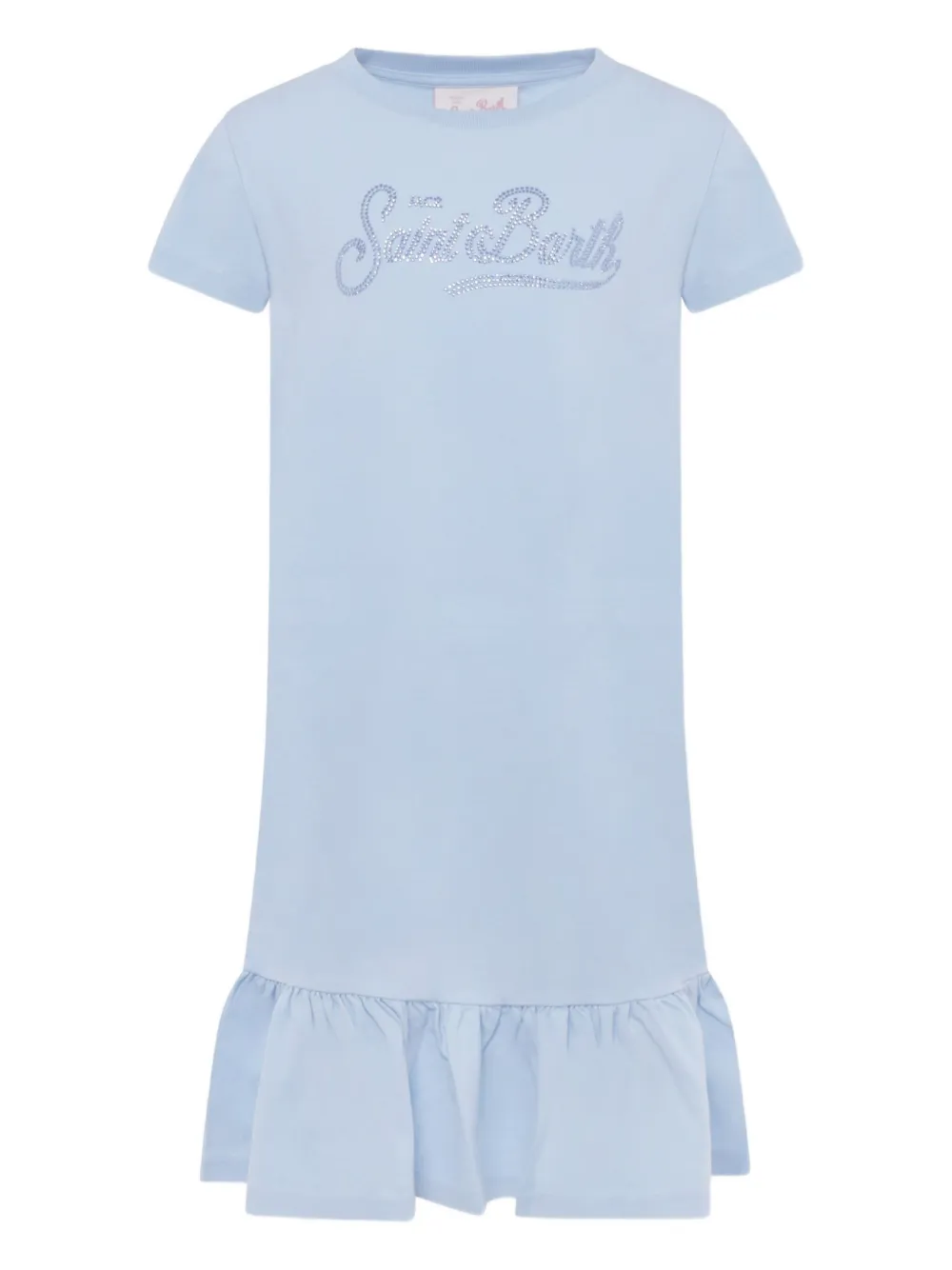 MC2 Saint Barth Kids ロゴ ワンピース - ブルー MC2 Saint Barth Kids ロゴ ワンピース - ブルー