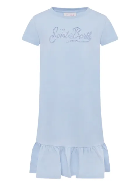 MC2 Saint Barth Kids Vestido com logo