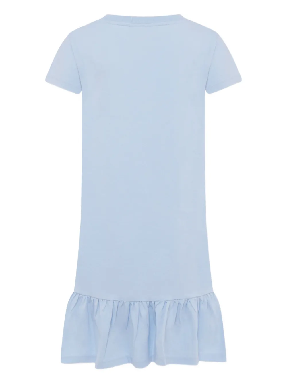 MC2 Saint Barth Kids Jurk verfraaid met logo Blauw
