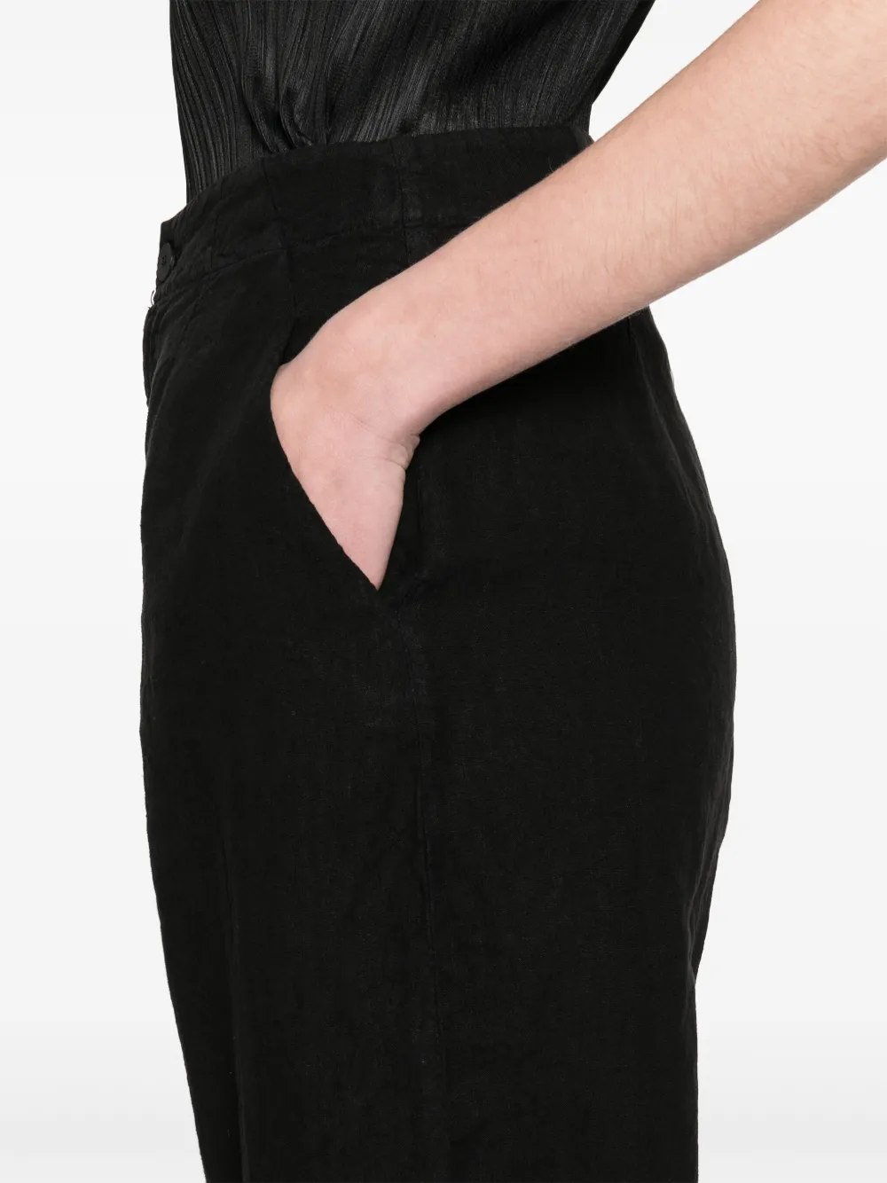 Transit Broek met toelopende pijpen Zwart