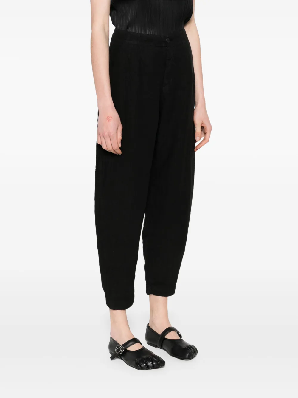 Transit Broek met toelopende pijpen Zwart