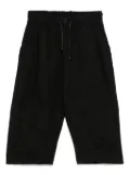 Transit drawstring wide-leg trousers - Black