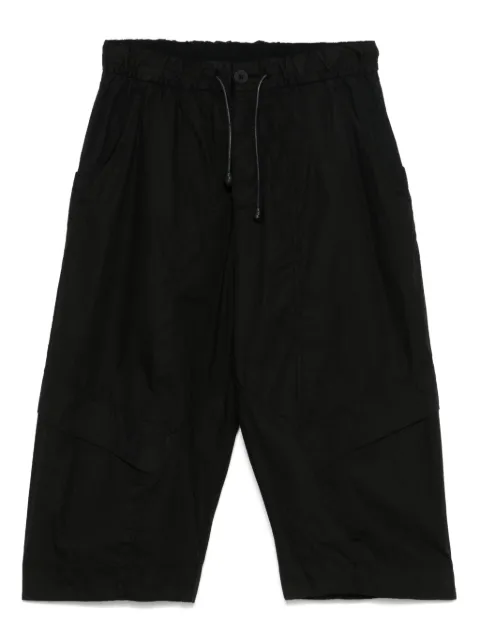 Transit drawstring wide-leg trousers