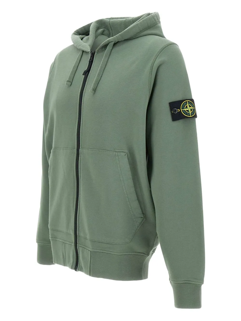 Stone Island Hoodie met Compass-logopatroon Groen