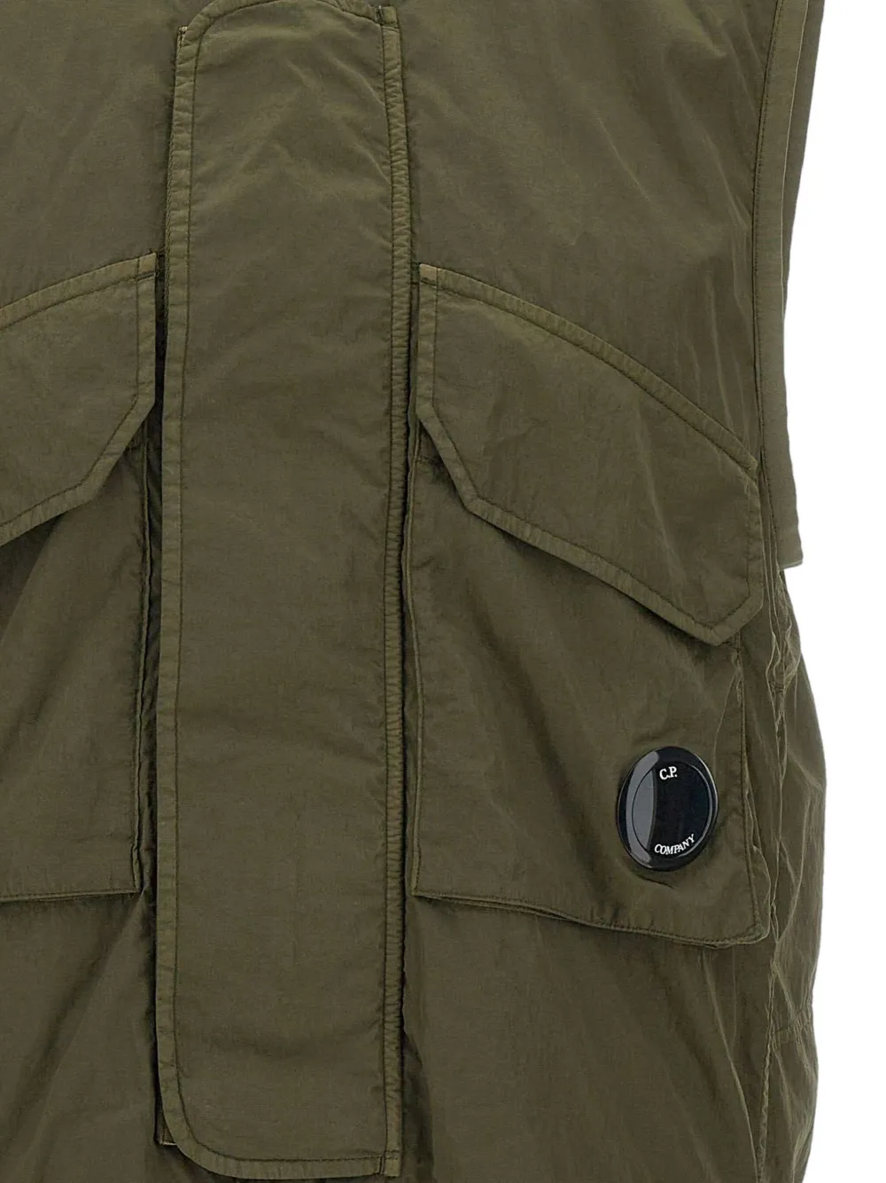 C.P. Company Chrome-R cargo bodywarmer Groen
