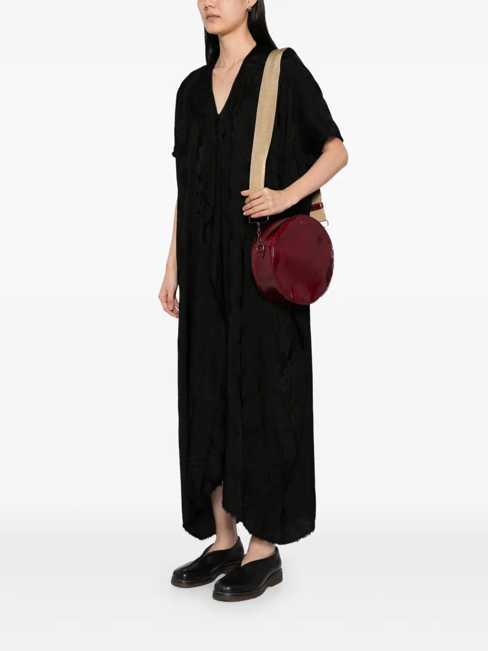 Uma Wang Medium ronde tas - Rood
