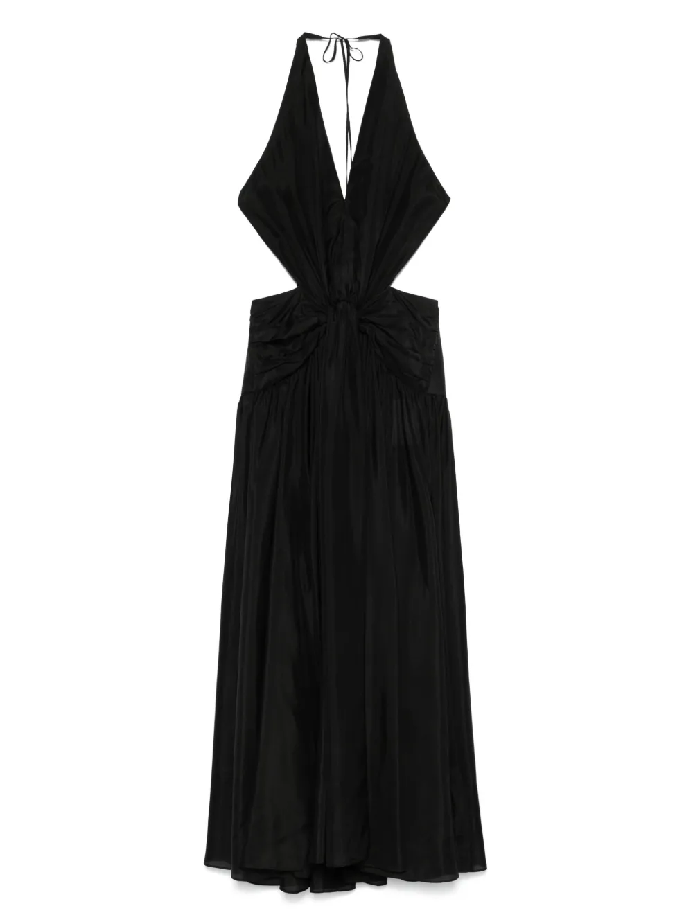 ZIMMERMANN Rhiannon midi-jurk Zwart