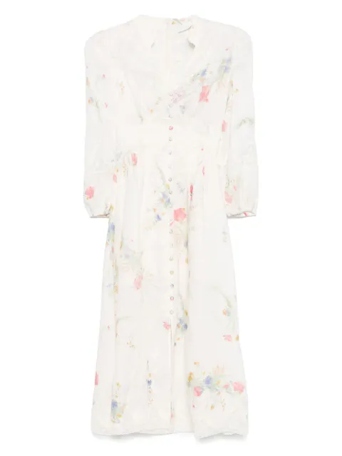 ZIMMERMANN vestido midi Lucky