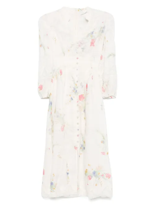Robe Lucky à coupe mi-longue - ZIMMERMANN - Modalova