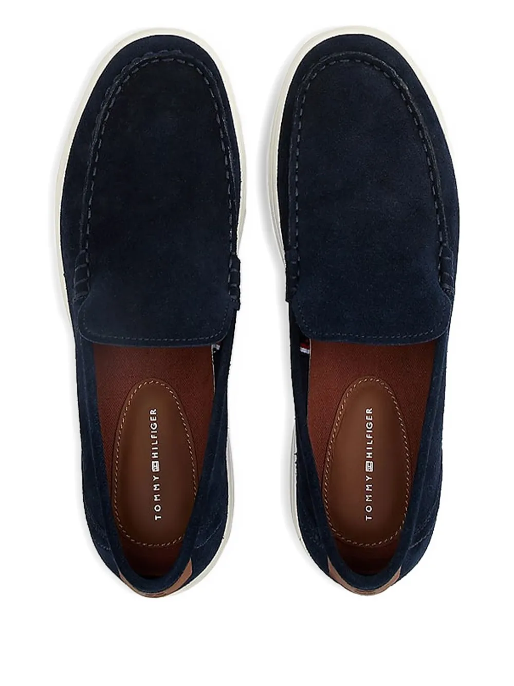 Tommy Hilfiger suede loafers Blue