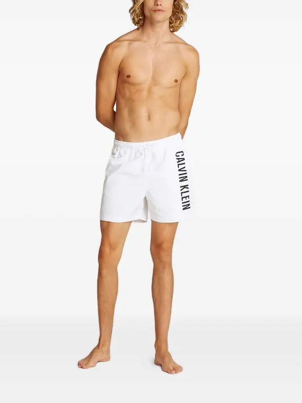Calvin Klein logo-print Swim Shorts White FARFETCH BH