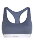 Calvin Klein logo-waistband bra - Grey