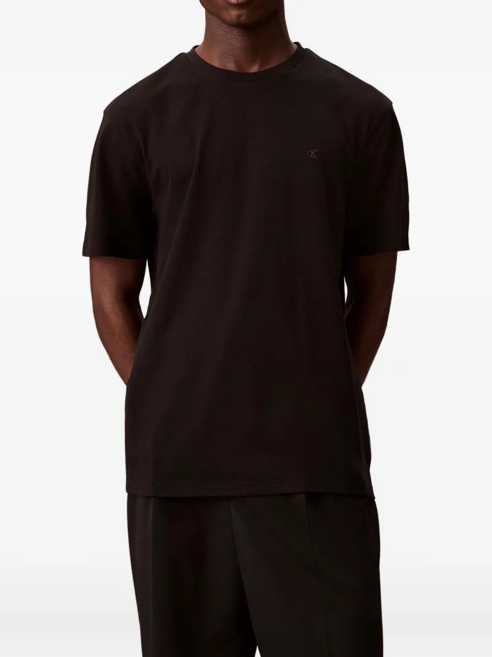 Calvin Klein playera con cuello redondo | negro | Image 1