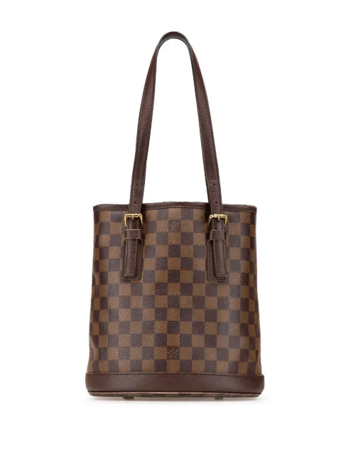 Louis Vuitton Pre-Owned 2001 Damier Ebene Marais bucket bag