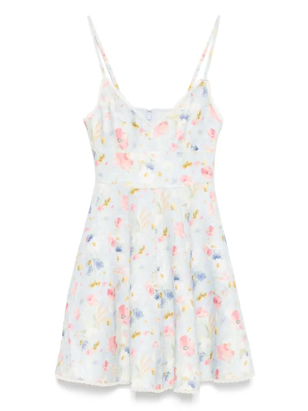オールインワン・サロペット Zimmermann `Lucky Picnic` Mini Dress ZIMMERMANN Lucky Picnic Mini Dress | Blue | FARFETCH CA