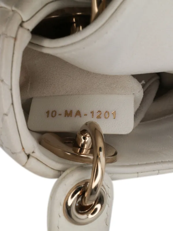Christian Dior Pre-Owned 2021 マイクロ ラムスキン カナージュ