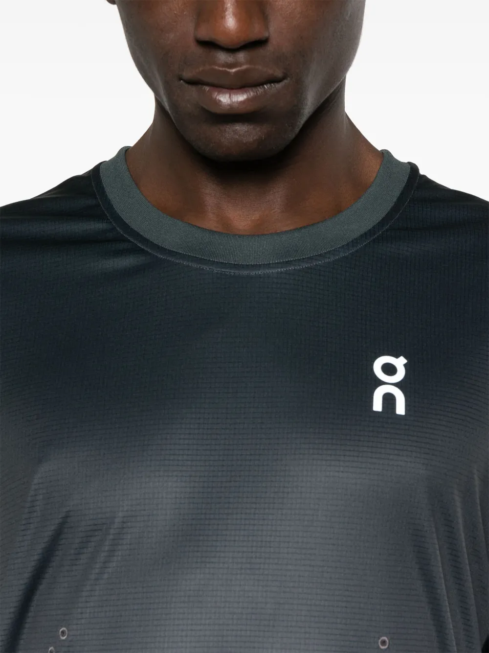 On Running Pace lang T-shirt Grijs