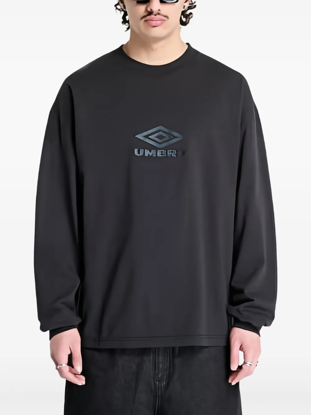 Umbro Logo-print T-shirt In Black