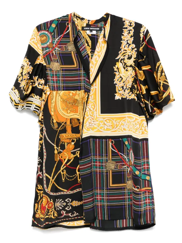Junya Watanabe パフスリーブ ブラウス | ブラック | FARFETCH JP