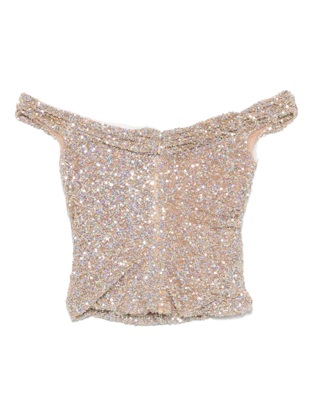 Costarellos sequinned off-shoulder top | Vests & Tank Tops | Image 2