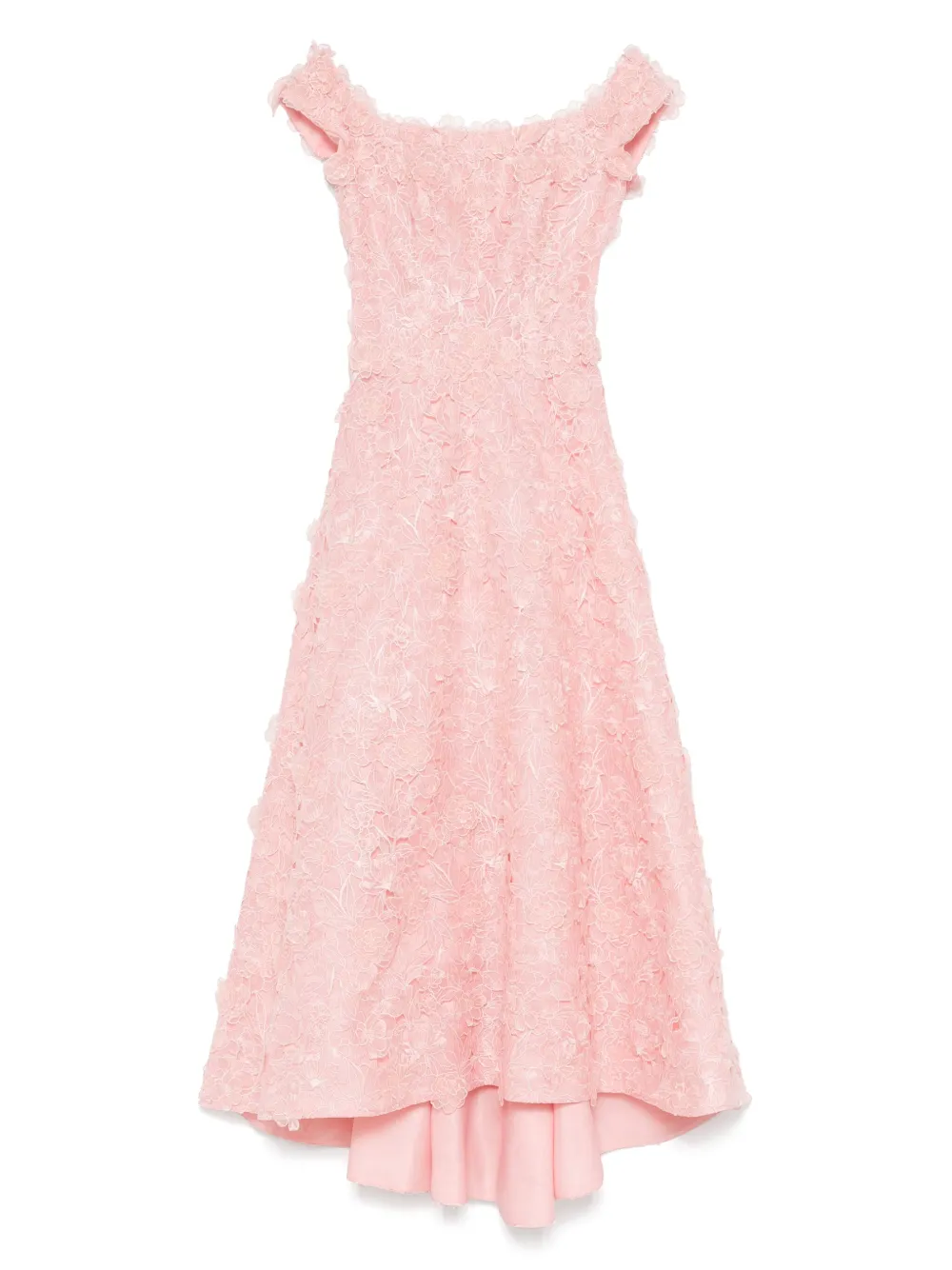 Costarellos floral-embroidered midi dress | Pink | Image 1