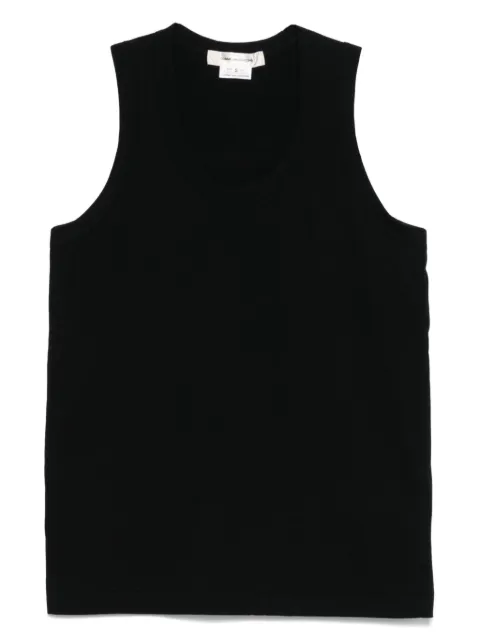 Comme Des Garçons cotton tank top