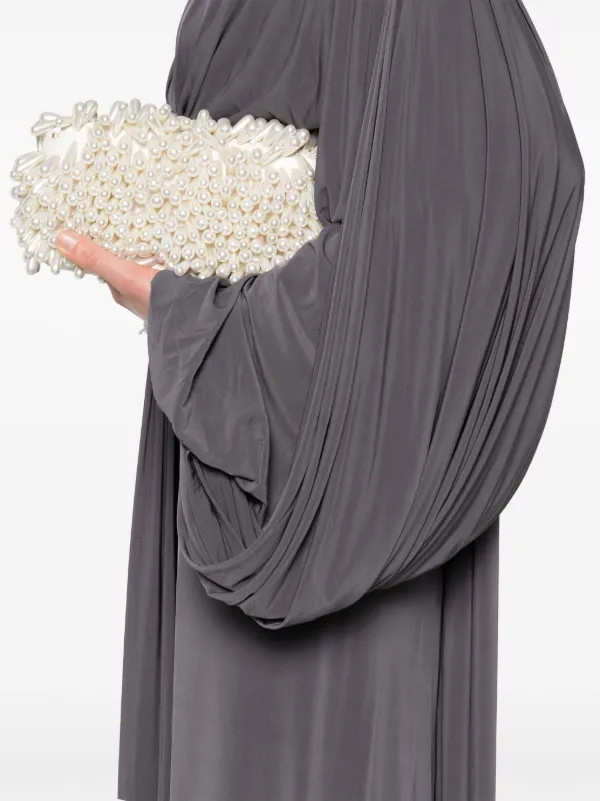 strapless open back dress FEMME Curves LILA Plus Size Layered Tulle A Line Prom & Formal Dress