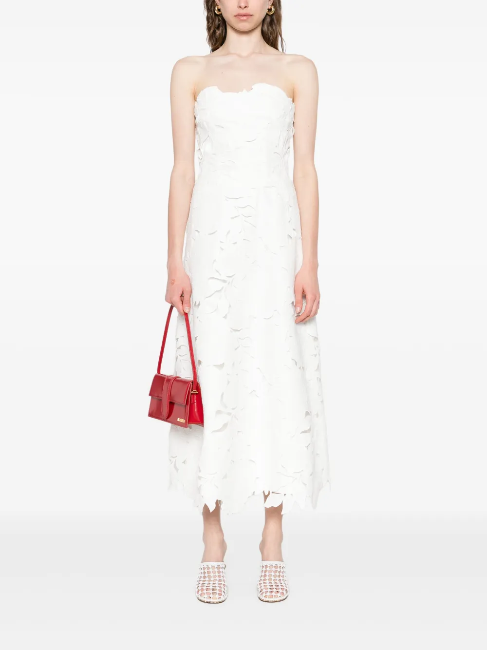 Costarellos Darya maxi dress - Wit
