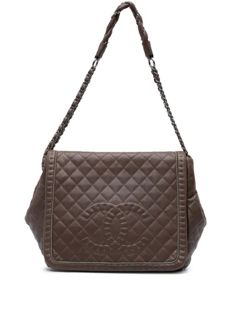 CHANEL Pre-Owned 2011 Large Quilted Calfskin Istanbul Accordion Flap shoulder bag