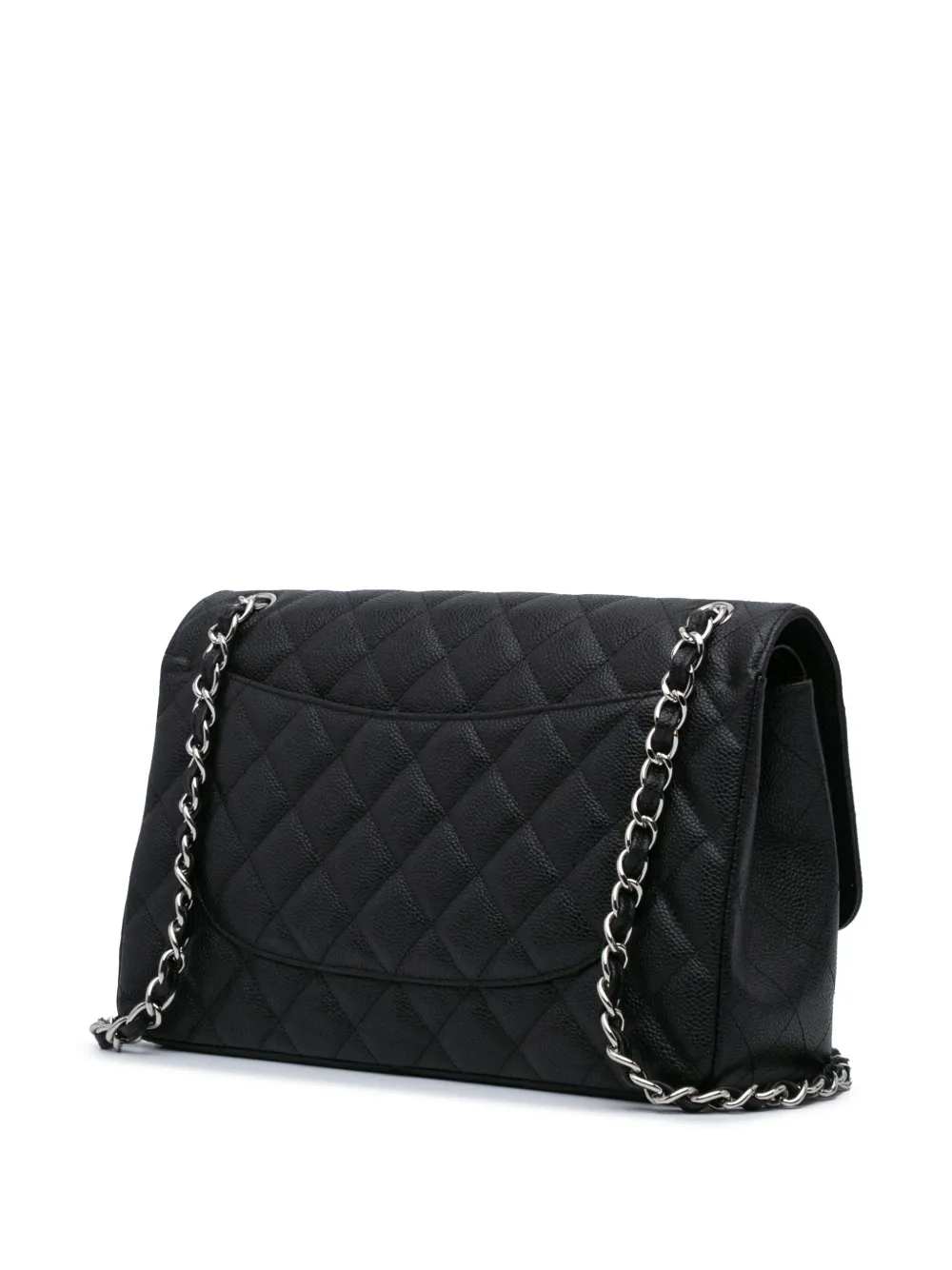 CHANEL Pre-Owned 2013-2014 Jumbo Classic Caviar Double Flap shoulder bag | Pre-Owned | Image 2