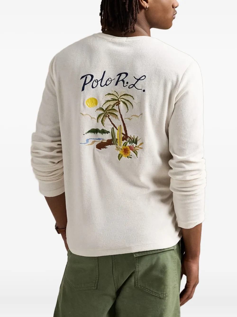 Polo Ralph Lauren Sweater met ronde hals Wit