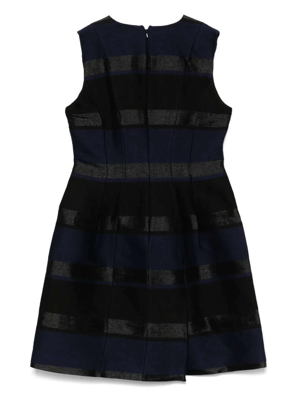 Christian Dior Pre-Owned 2010s gestreepte mini-jurk - Blauw