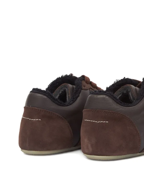 MM6 Maison Margiela Anatomic Sneakers | Brown | FARFETCH