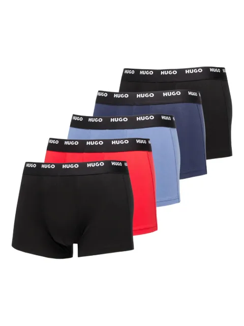 HUGO logo-waistband boxers (pack of five)