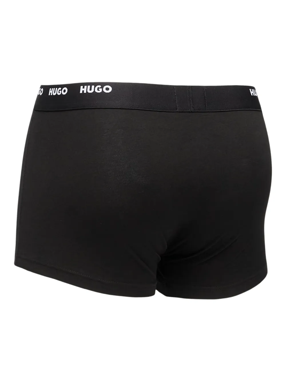 HUGO Vijf boxershorts met logoband Zwart