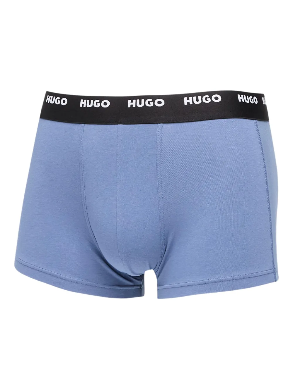 HUGO Vijf boxershorts met logoband Zwart