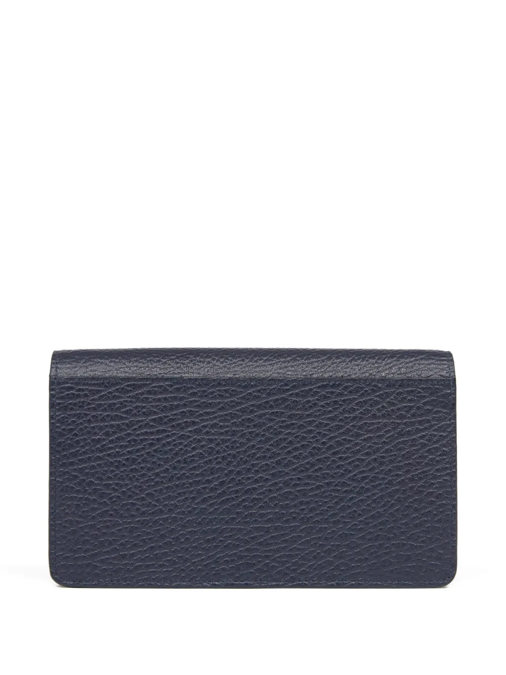 Maison Margiela Leren portemonnee met ketting Blauw